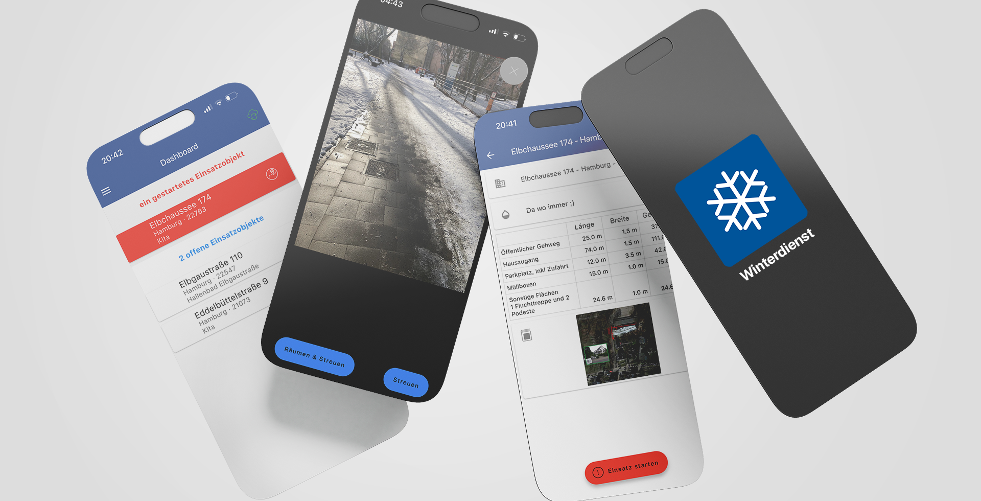 Mobile App im Einsatz