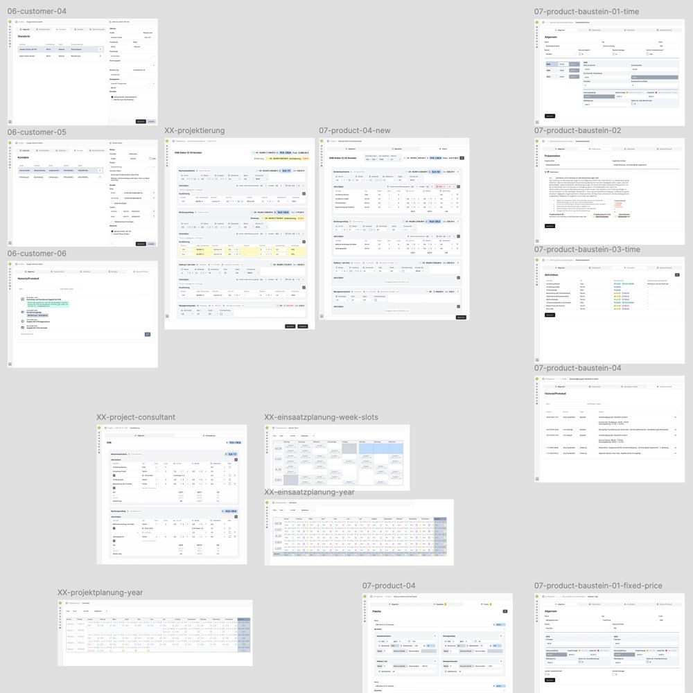 Ausschnitt eines Mockups aus einem Discovery-Workshop